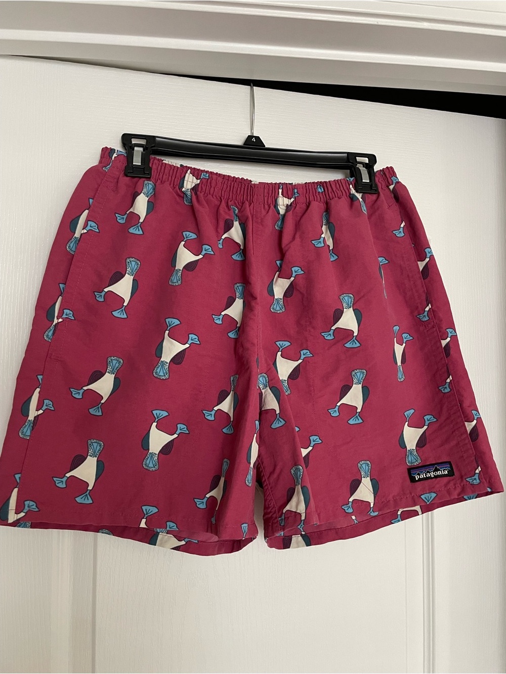 Patagonia Baggies Blue-Footed Boobies Pattern size M